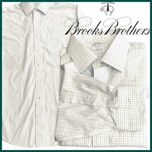 Brooks Brothers Stretch Regent Fit Non-Iron Poplin Dress Shirt (16-32)